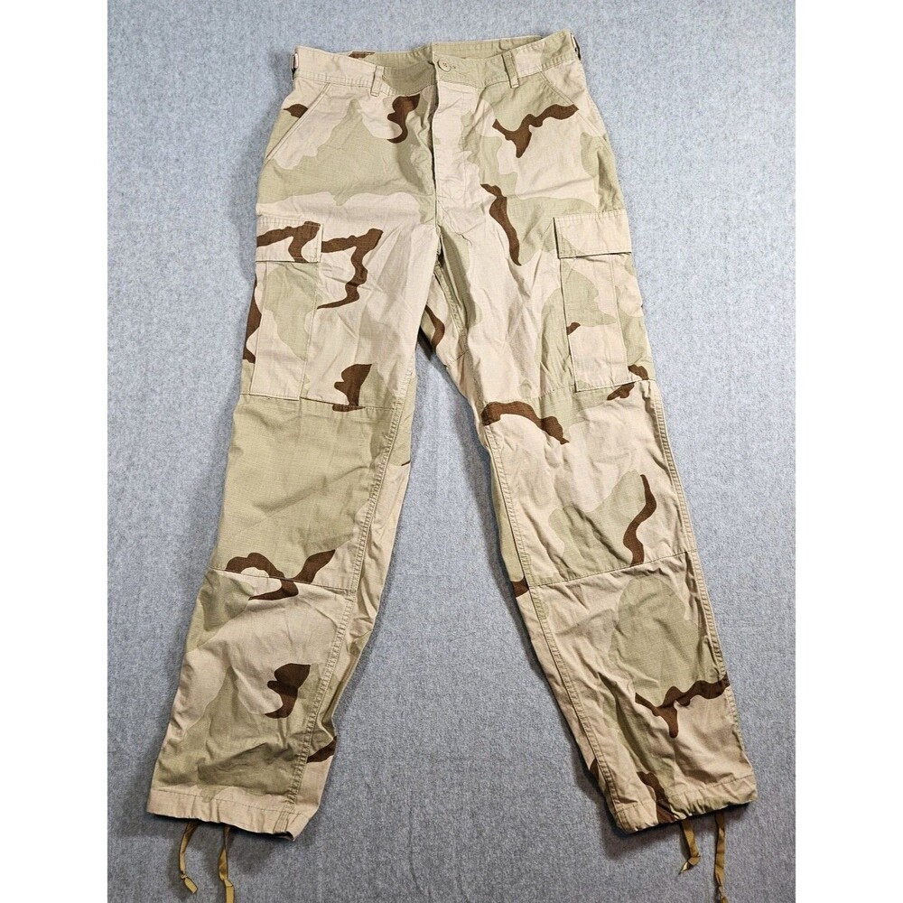 Vintage US Military Pants Mens S Desert Storm Camo Combat Trouser Cargo Surplus